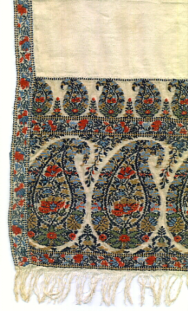 Regency hand-woven stole I 1820